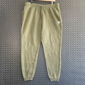 Reebok Olive Green Athletic Active Wear Comfort Sweatpants Joggers Men's‎ Size L